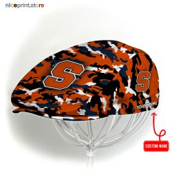 Syracuse Orange NCAA2 Jeff Cap, Flat Cap, Driving Cap M37