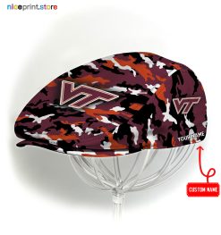 Virginia Tech Hokies NCAA2 Jeff Cap, Flat Cap, Driving Cap M37