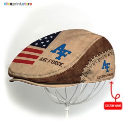 Air Force Falcons NCAA4 Jeff Cap, Flat Cap, Driving Cap M55