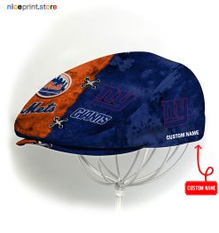 New York Giants x New York Mets Jeff Cap, Driving Cap, Golf Cap M56