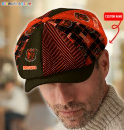 Cleveland Browns NFL Newsboy Classic Cap M4
