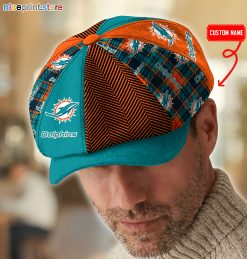 Miami Dolphins NFL Newsboy Classic Cap M4