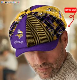 Minnesota Vikings NFL Newsboy Classic Cap M4