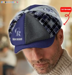 Colorado Rockies MLB Newsboy Classic Cap M4