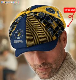 Milwaukee Brewers MLB Newsboy Classic Cap M4
