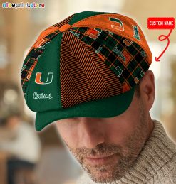 Miami Hurricanes NCAA Newsboy Classic Cap M4