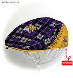 LSU Tigers NCAA Jeff Cap, Flat Cap, Driving Cap M50