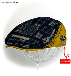 Notre Dame Fighting Irish NCAA Jeff Cap, Flat Cap, Driving Cap M50