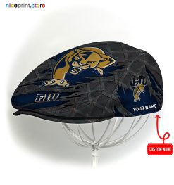 Fiu Golden Panthers NCAA4 Flat Cap, NCAA Jeff Cap, NCAA Driving Cap Q17
