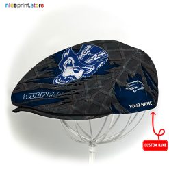 Nevada Wolf Pack NCAA4 Flat Cap, NCAA Jeff Cap, NCAA Driving Cap Q17