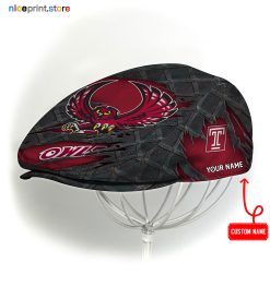 Temple Owls NCAA4 Flat Cap, NCAA Jeff Cap, NCAA Driving Cap Q17