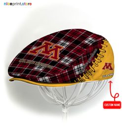 Minnesota Golden Gophers NCAA2 Jeff Cap, Flat Cap, Driving Cap M50