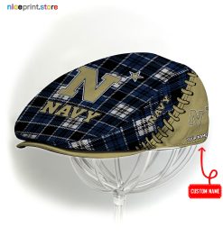 Navy Midshipmen NCAA2 Jeff Cap, Flat Cap, Driving Cap M50