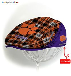 Clemson Tigers NCAA Jeff Cap, Flat Cap, Driving Cap M50
