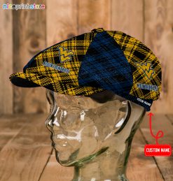 West Virginia Mountaineers NCAA2 Classic Newsboy Cap M05