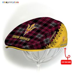 Arizona State Sun Devils NCAA3 Jeff Cap, Flat Cap, Driving Cap M50