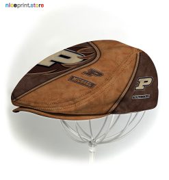 Purdue Boilermakers NCAA Jeff Cap, Flat Cap, Driving Cap M52