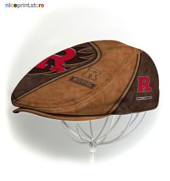 Rutgers Scarlet Knights NCAA3 Jeff Cap, Flat Cap, Driving Cap M52