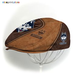 Connecticut Huskies NCAA4 Jeff Cap, Flat Cap, Driving Cap M52