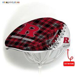 Rutgers Scarlet Knights NCAA3 Jeff Cap, Flat Cap, Driving Cap M50