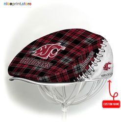 Washington State Cougars NCAA3 Jeff Cap, Flat Cap, Driving Cap M50