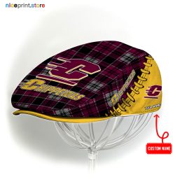 Central Michigan Chippewas NCAA4 Jeff Cap, Flat Cap, Driving Cap M50