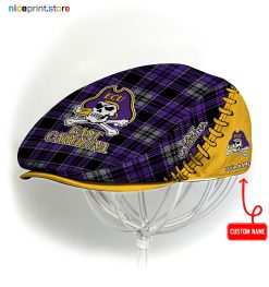 East Carolina Pirates NCAA4 Jeff Cap, Flat Cap, Driving Cap M50