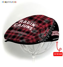 Louisiana Ragin Cajuns NCAA4 Jeff Cap, Flat Cap, Driving Cap M50