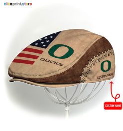 Oregon Ducks NCAA Jeff Cap, Flat Cap, Driving Cap M55