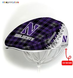 Northwestern Wildcats NCAA4 Jeff Cap, Flat Cap, Driving Cap M50