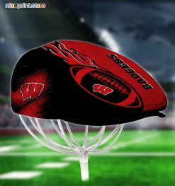 Wisconsin Badgers NCAA Jeff Cap, Flat Cap, Driving Cap M48