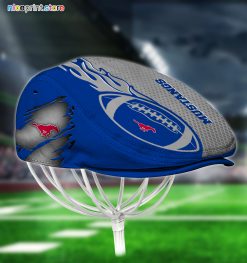 SMU Mustangs NCAA2 Jeff Cap, Flat Cap, Driving Cap M48