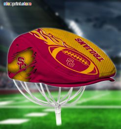 USC Trojans NCAA2 Jeff Cap, Flat Cap, Driving Cap M48