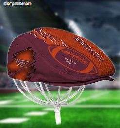 Virginia Tech Hokies NCAA2 Jeff Cap, Flat Cap, Driving Cap M48