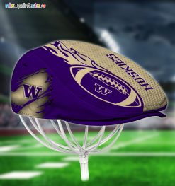 Washington Huskies NCAA2 Jeff Cap, Flat Cap, Driving Cap M48