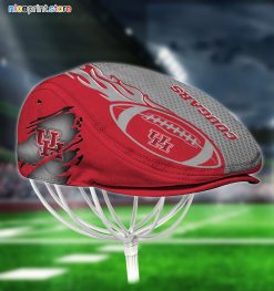 Houston Cougars NCAA3 Jeff Cap, Flat Cap, Driving Cap M48