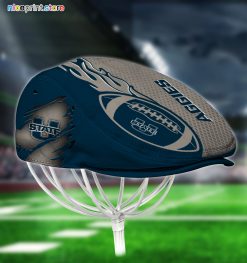Utah State Aggies NCAA3 Jeff Cap, Flat Cap, Driving Cap M48
