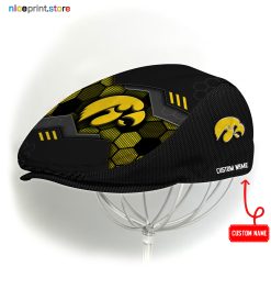 Iowa Hawkeyes NCAA Jeff Cap, Flat Cap, Driving Cap M53