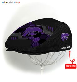 Kansas State Wildcats NCAA Jeff Cap, Flat Cap, Driving Cap M53