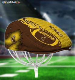 Wyoming Cowboys NCAA4 Jeff Cap, Flat Cap, Driving Cap M48