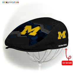 Michigan Wolverines NCAA Jeff Cap, Flat Cap, Driving Cap M53