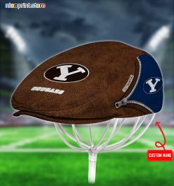 BYU Cougars NCAA Jeff Cap, Flat Cap, Driving Cap M27