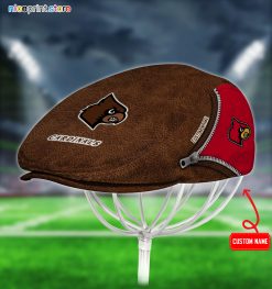 Louisville Cardinals NCAA Jeff Cap, Flat Cap, Driving Cap M27