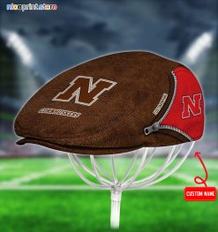 Nebraska Cornhuskers NCAA Jeff Cap, Flat Cap, Driving Cap M27