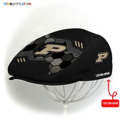 Purdue Boilermakers NCAA Jeff Cap, Flat Cap, Driving Cap M53