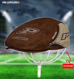 Purdue Boilermakers NCAA Jeff Cap, Flat Cap, Driving Cap M27