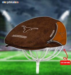 Texas Longhorns NCAA Jeff Cap, Flat Cap, Driving Cap M27