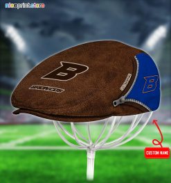 Boise State Broncos NCAA2 Jeff Cap, Flat Cap, Driving Cap M27