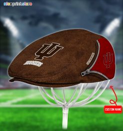 Indiana Hoosiers NCAA2 Jeff Cap, Flat Cap, Driving Cap M27