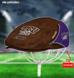 TCU Horned Frogs NCAA2 Jeff Cap, Flat Cap, Driving Cap M27